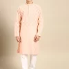 Men Ethnic Motifs Regular Kurta with Churidar