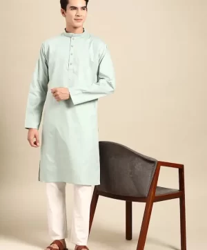 Men Regular Pure Cotton Kurta with Pyjamas