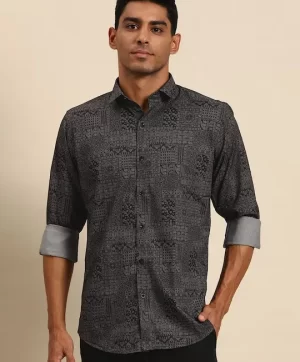 Men Smart Opaque Printed Casual Shirt