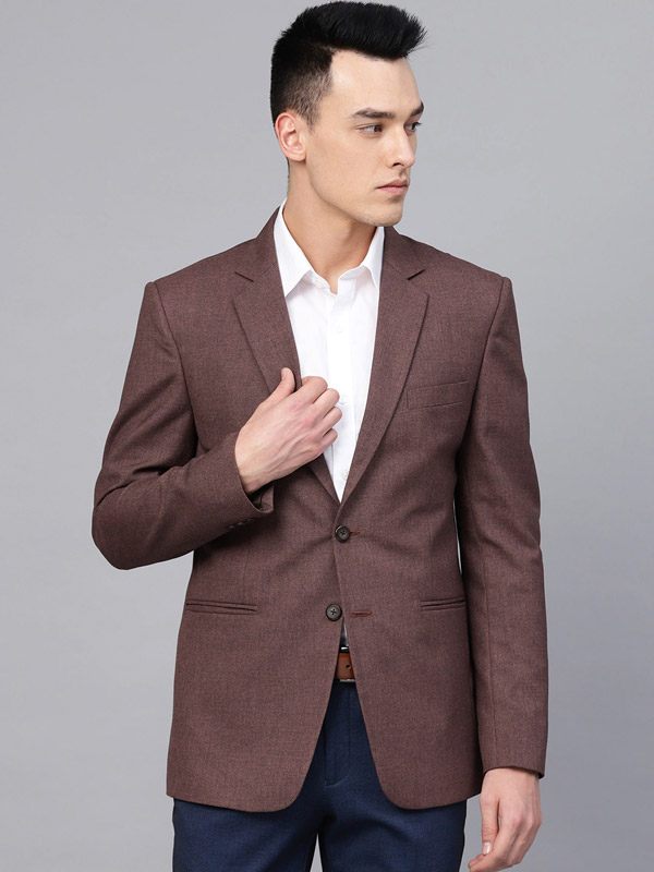 Men Slim Fit Copper Shirt