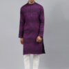 Men Purple Kurta