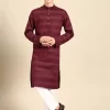 Men Striped Regular Pure Cotton Kurta with Pyjamas