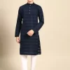 Men Striped Regular Pure Cotton Kurta with Pyjamas