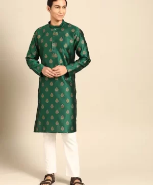 Men Ethnic Motifs Printed Regular Kurta with Pyjamas