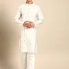 Men Ethnic Motifs Printed Regular Kurta with Pyjamas