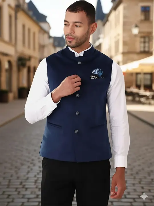 Mandarin Collar Nehru Jackets